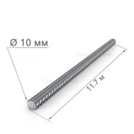 Арматура А3 А500С рифленая 10 мм.